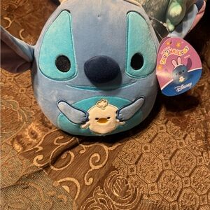 Disney Stitch Squishmallow Plush - Blue and Aqua
